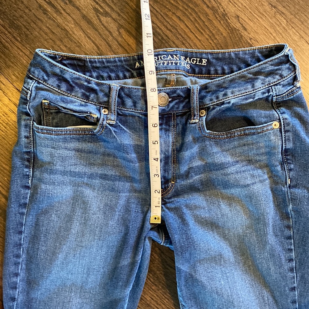American Eagle Vintage Boot Jeans 6 EUC Y2K - Picture 3 of 8